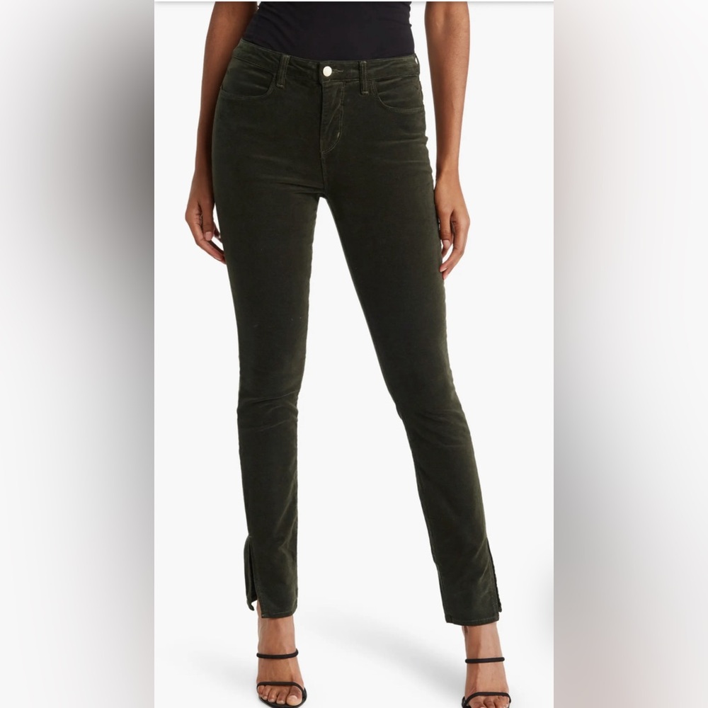 L’agente Josie High Rise Split Hem (Hunter Green)